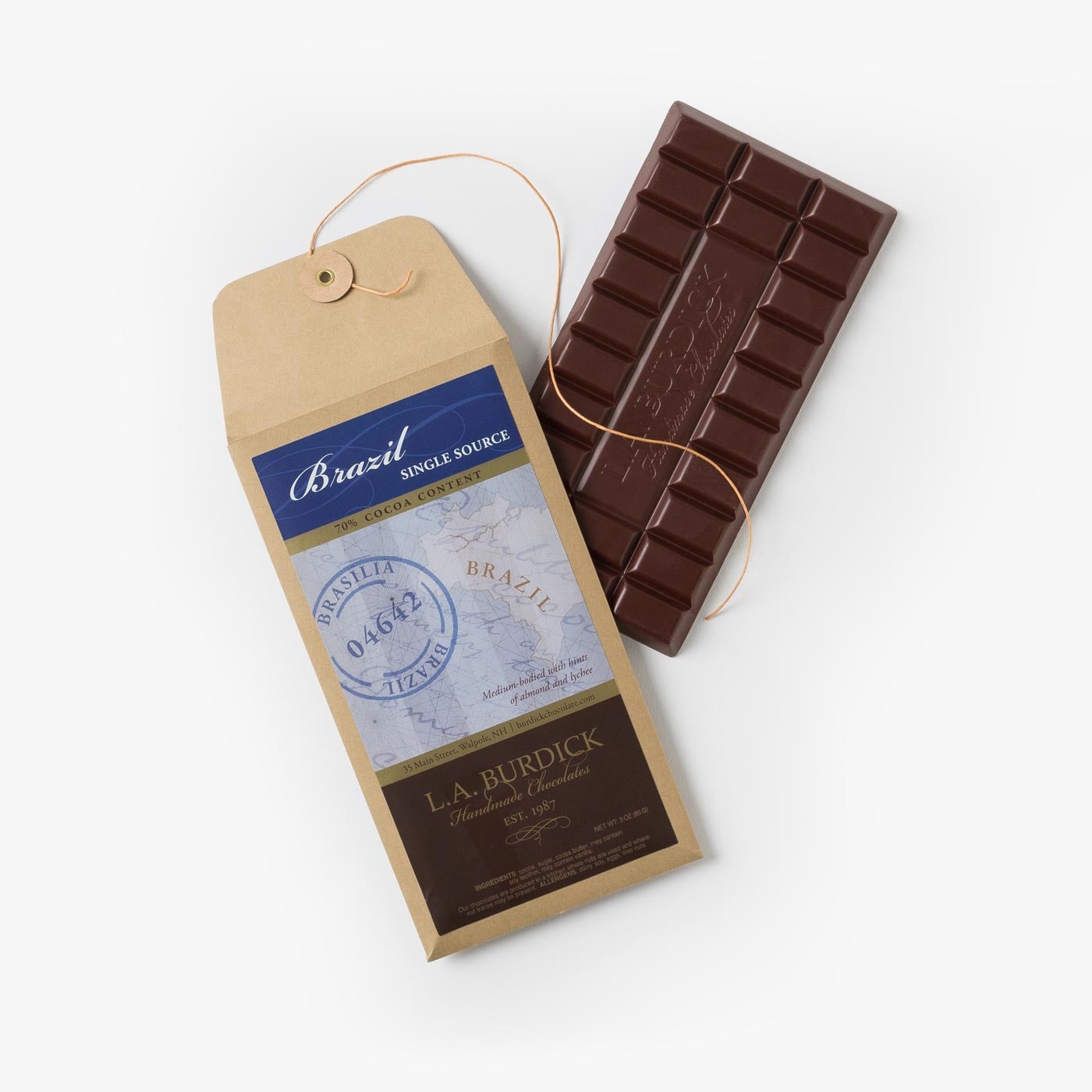 Single Source Brazil Dark Chocolate Bar